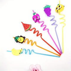 Eco Kids' Straws Fun Cartoon Designs Parties & Everyday Use