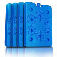 Stay On The Go 2 4pcs Reusable Ice Packs for Lunch Box Cooler Bag & Camping