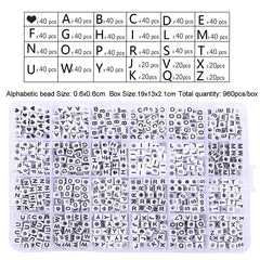 26 Alphabet Beads in a Box Craft Your Own Message