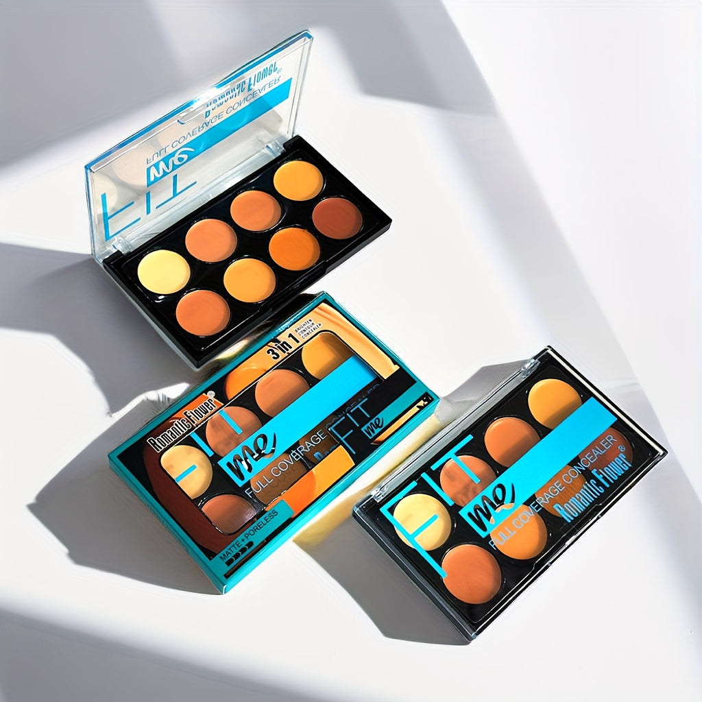 3-in-1 Brightening Concealer Palette Waterproof