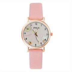 Rabbit Cartoon Quartz Watch for Students
