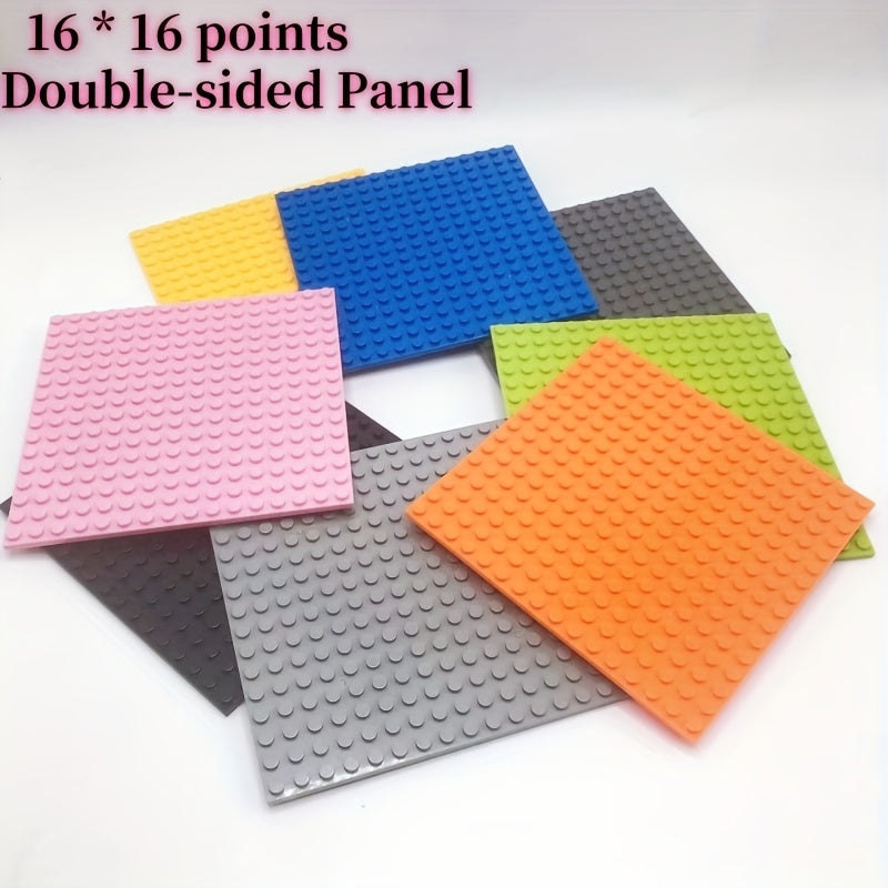 4pcs 16 16 Point Dual Compartment Wooden Base Plates for Halloween & Christmas