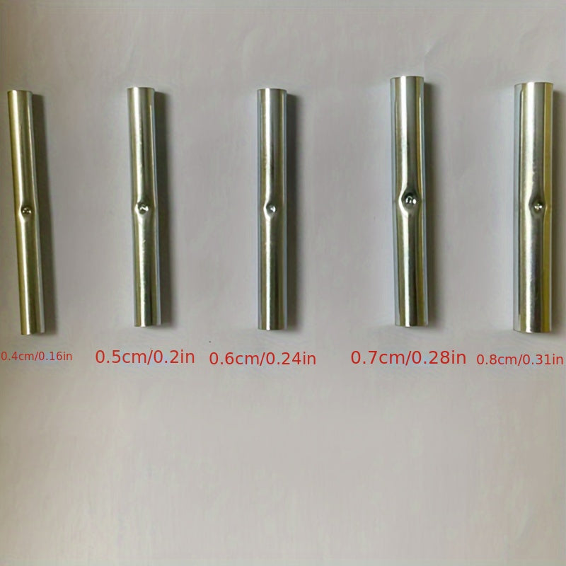 10pcs Tent Rope Anti Cutting Stainless Steel Sleeve 4-8mm