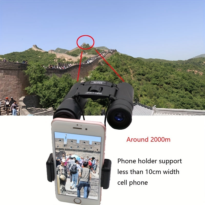 Compact Waterproof Binoculars HD for Bird Watching Travel Sightseeing