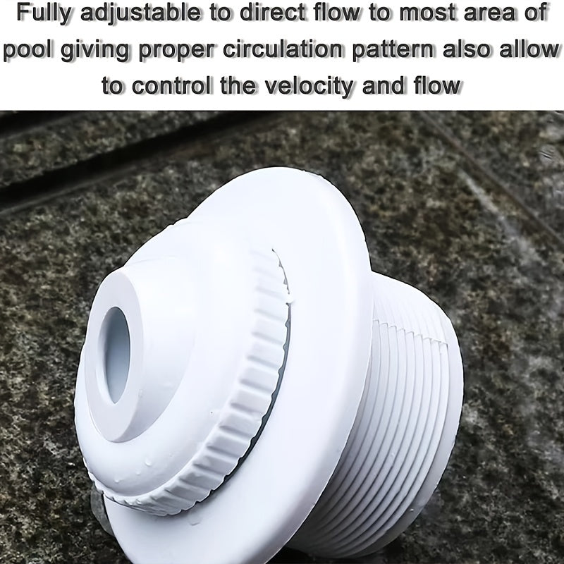 Swimming Pool Eyeball Nozzle Flow Inlet Fitting Directional Flow Inlet Fitting
