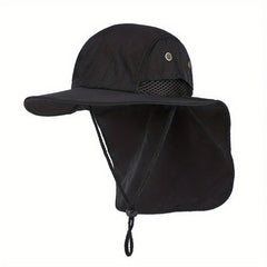 Sun Protection Bucket Hat with Neck Flap Unisex