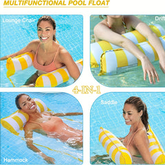 Portable 4-in-1 Pool Hammock for Travel & Parties