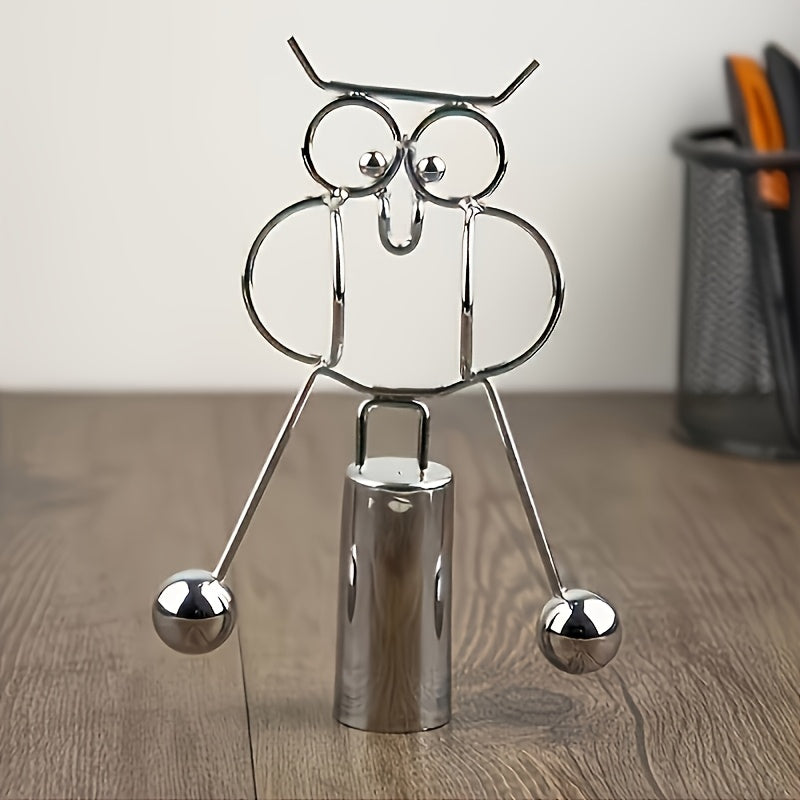 Newtonian Mechanics Tumbler Cat Owl Balance Ornament Physics Craft Ornament