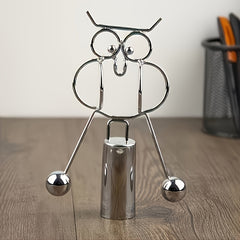 Newtonian Mechanics Tumbler Cat Owl Balance Ornament Physics Craft Ornament