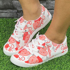 Women's Flat Bottomed Skateboard Shoes Lightweight Walking Shoes