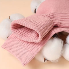 5 Pairs Solid Ribbed Socks Women's Stockings