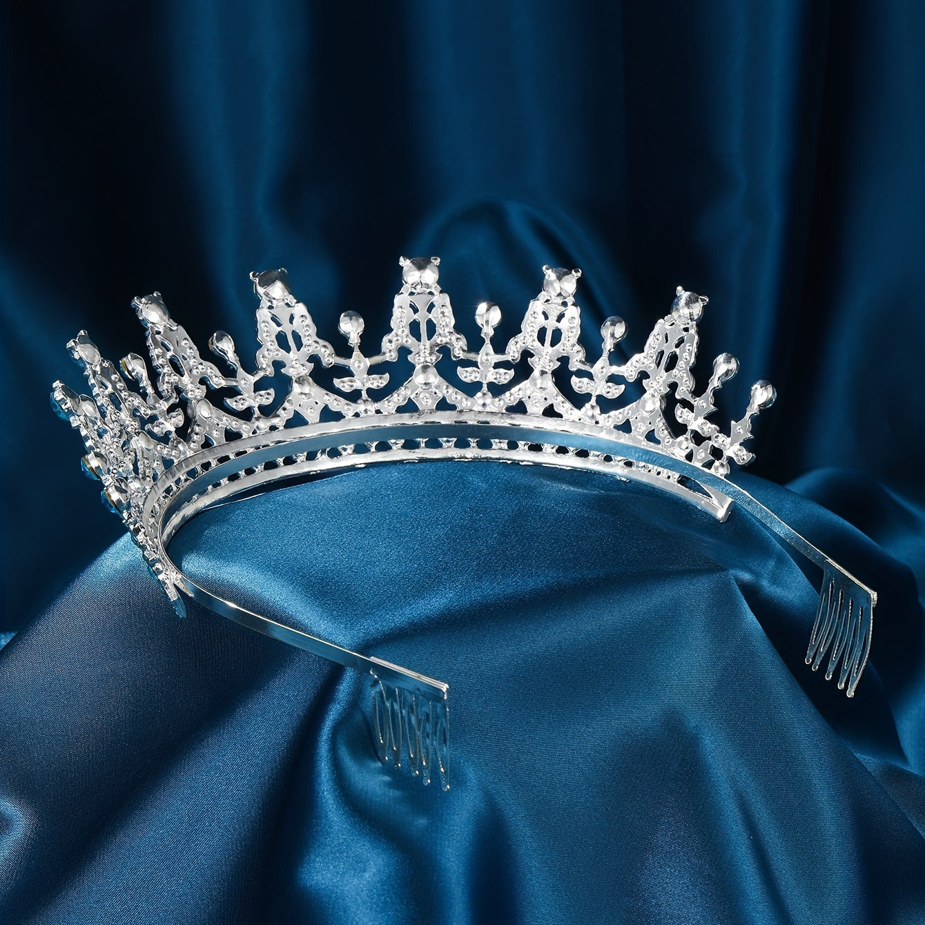 Rhinestone Crown Wedding Headband Hair Accessories