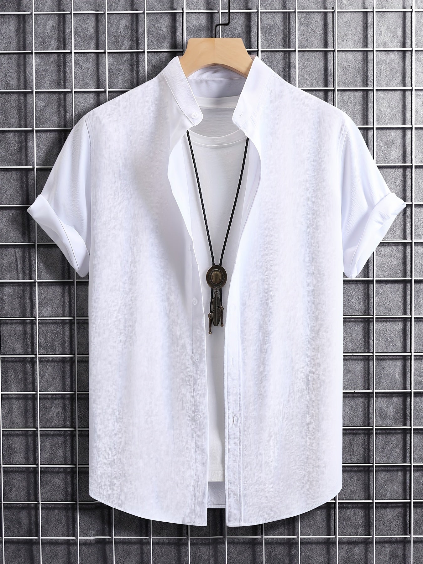 Men's Casual Short Sleeve Shirt Summer Vacation Resort Tops