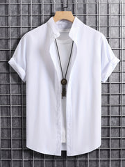Men's Casual Short Sleeve Shirt Summer Vacation Resort Tops