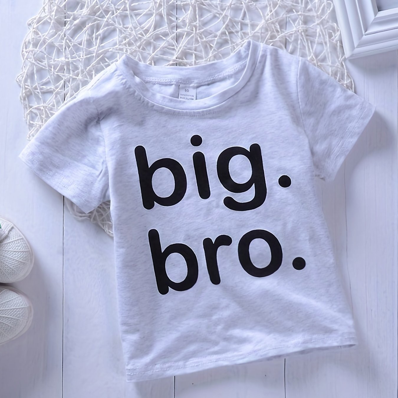 Toddler Baby Letter Print Tee Top