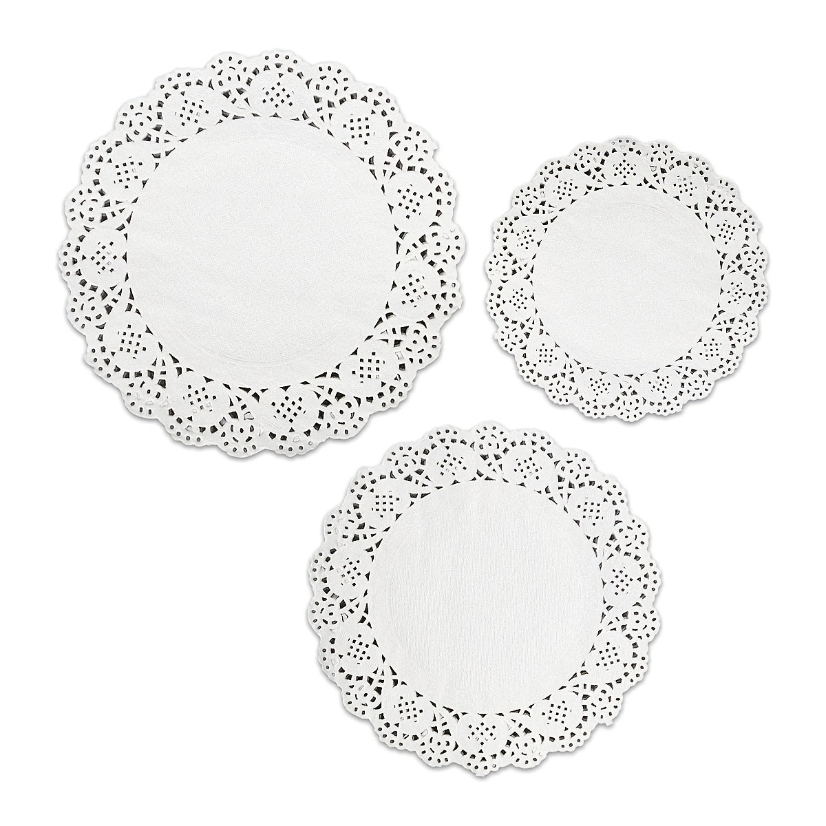 90pcs Lace Paper Doilies Round Cake Pads for Baking Dessert Cake Dec
