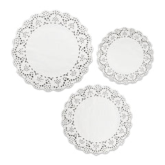 90pcs Lace Paper Doilies Round Cake Pads for Baking Dessert Cake Dec
