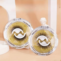 Self Adhesive Natural False Eyelashes Non-slip Waterproof Lashes