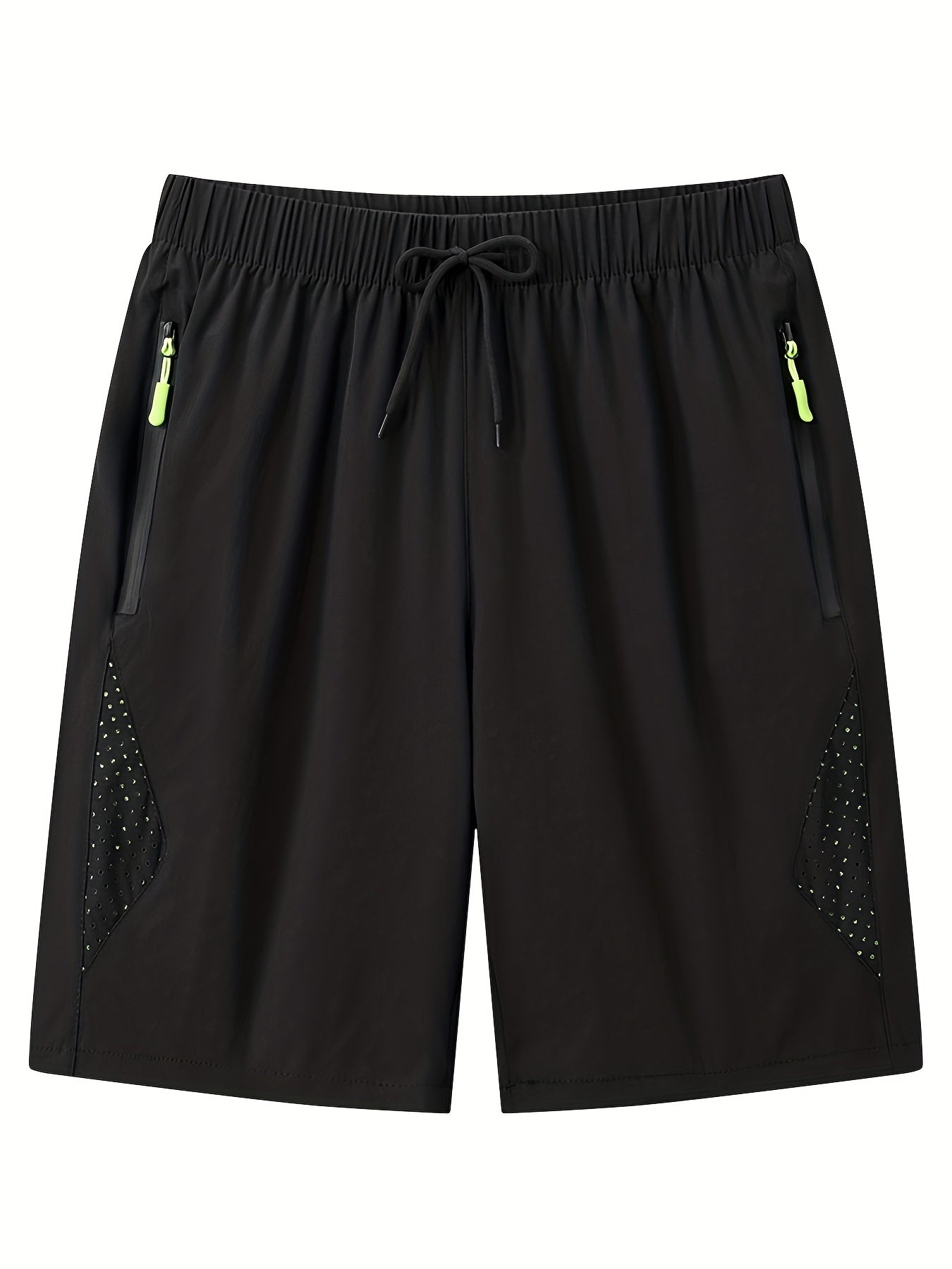 Quick Dry Drawstring Shorts with Zip Pockets Men s Casual Breathable Nylon Short