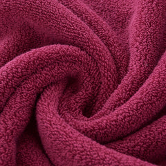6pcs Solid Towel Set Soft And Absorbent Towels For Bathroom