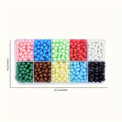 1000pcs Water Mist Magic Beads Set for Craft Projects