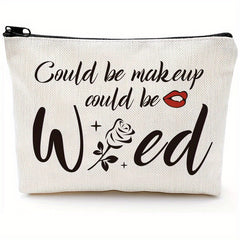 Funny Rose Makeup Bag Gift For Women Friends Sister Teen Girls