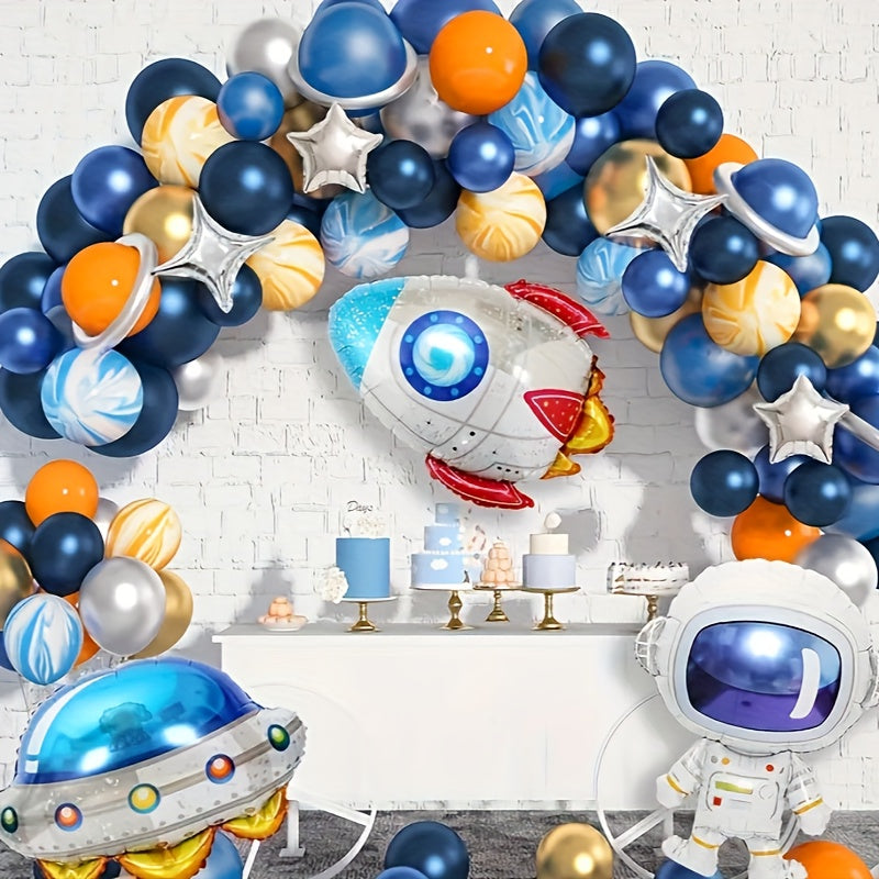 Space Astronaut Rocket Party Decoration Set