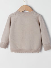Baby Knit Button Front Cardigan Sweater Top