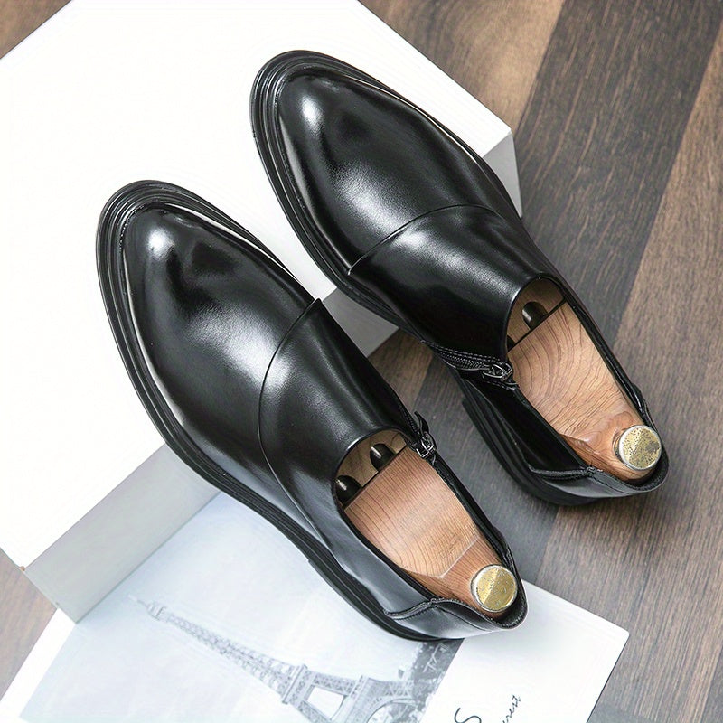 Men's Zipper Formal Shoes Non Slip Business Wear