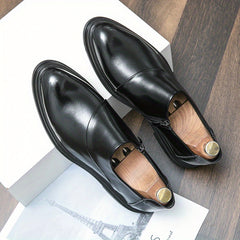 Men's Zipper Formal Shoes Non Slip Business Wear