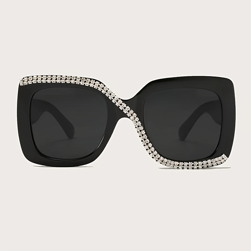 Crystal Frame Rhinestone Sunglasses