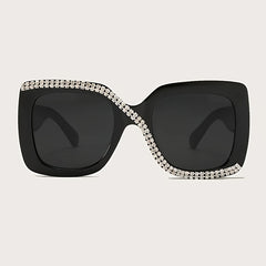 Crystal Frame Rhinestone Sunglasses