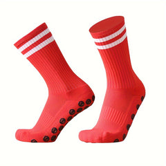 Men's Soccer Socks Non-slip Thickened Grip Crew Socks