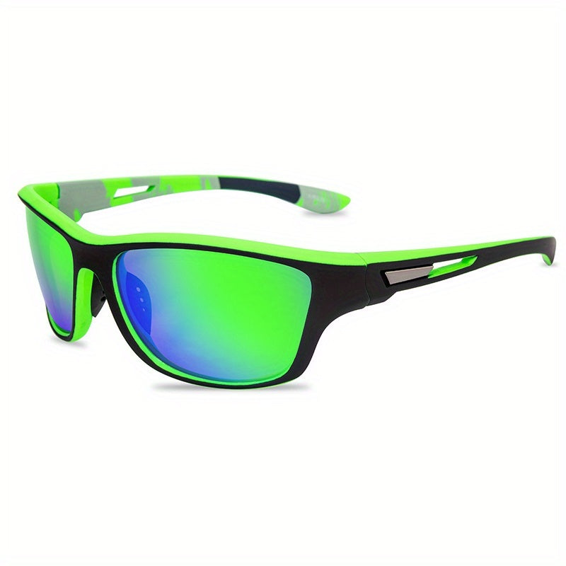 Men's Polarized Sports Sunglasses with Zipper Glasses Box