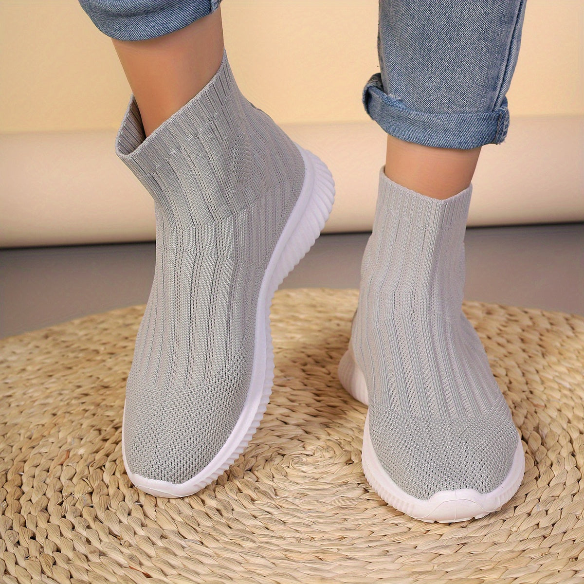 Women's Mesh Breathable Running Shoes Lightweight Casual Travel Shoes
