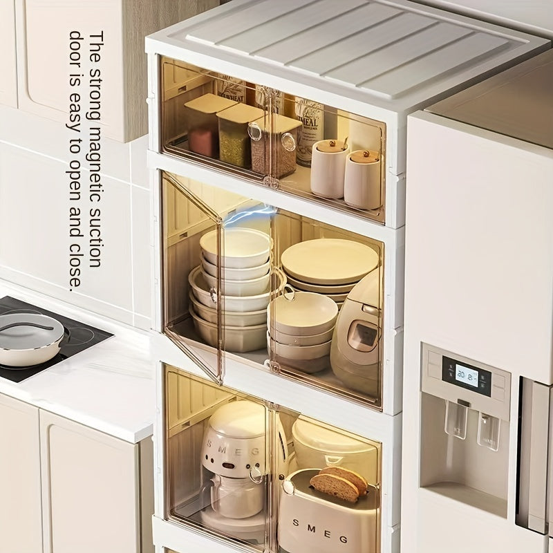 Kitchen Storage Cabinet Layer Storage Rack Microwave Oven Dish