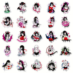 50pcs Anime Cartoon Waterproof Stickers DIY Decorative Luggage Stickers
