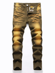 Boys Retro Denim Pants Straight Cut Jeans For Spring And Autumn