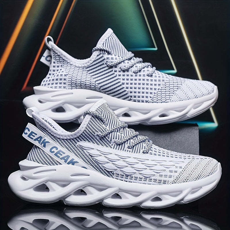 Men's Lightweight Lace Up Casual Shoes Breathable Comfortable Sneakers