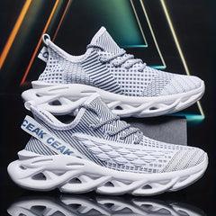 Men's Lightweight Lace Up Casual Shoes Breathable Comfortable Sneakers