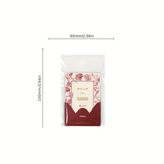 Forest Series Retro Note Die-Cut Stickers