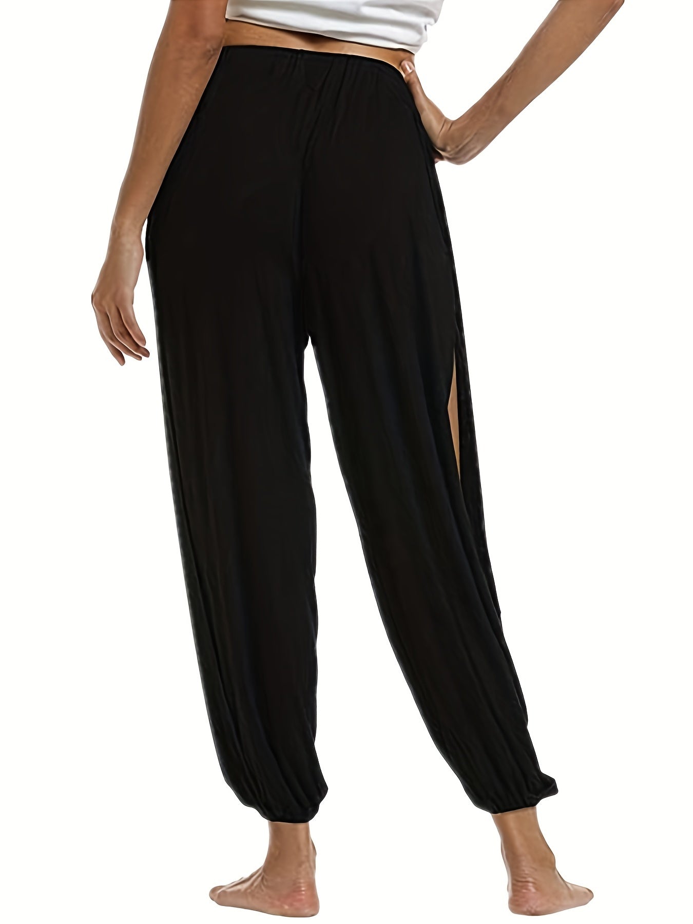 High Waist Split Pants for Women
