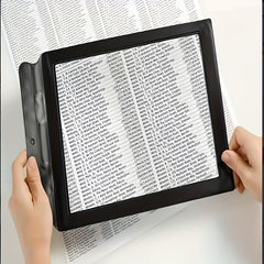Ultra-thin A4 Full Page Magnifier for Reading Books and Newspapers