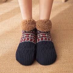 Men's Anti-slip Plush Socks for Winter Home, Snow, and Sleep