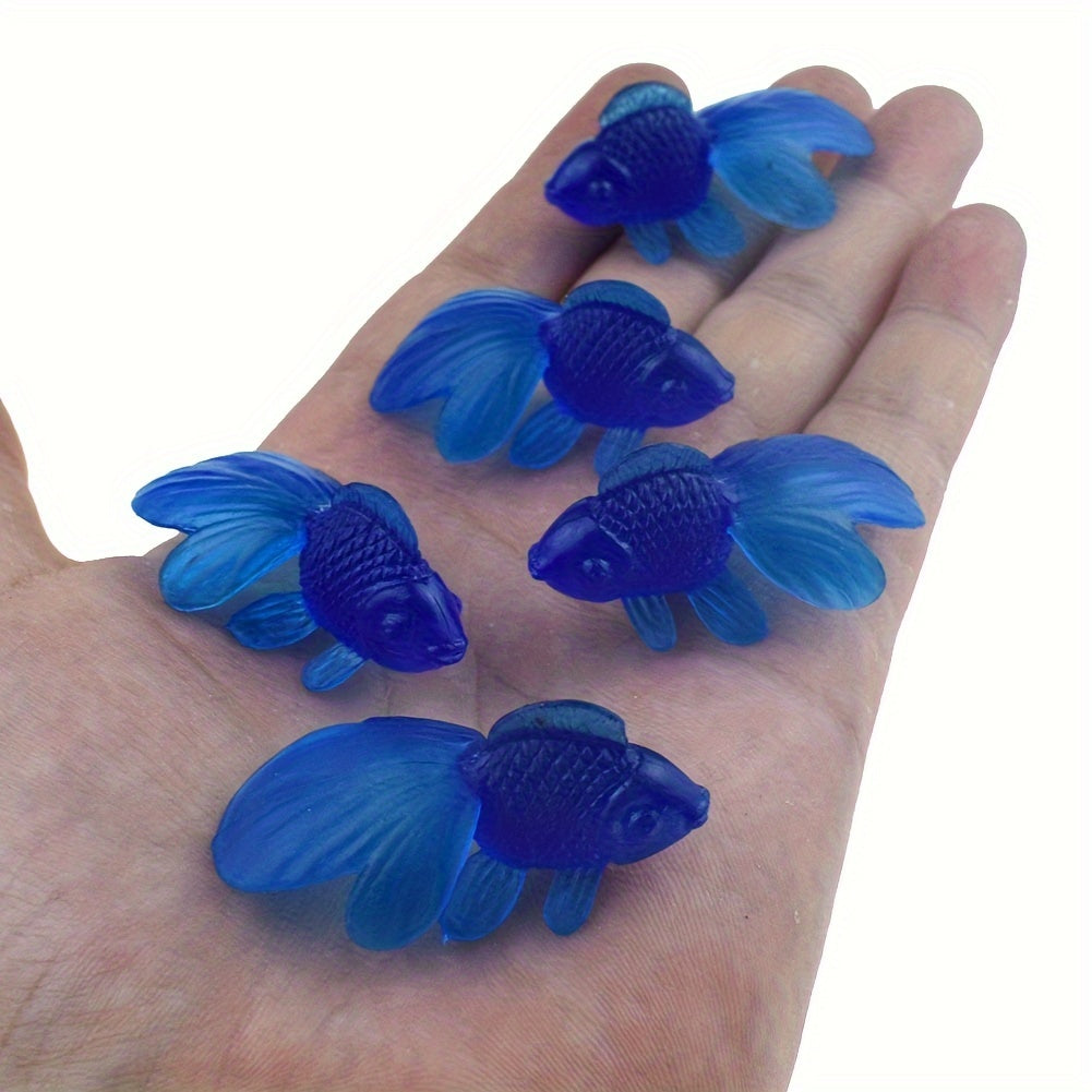 Mini Goldfish Models Toy Ornaments Simulation Small Fish