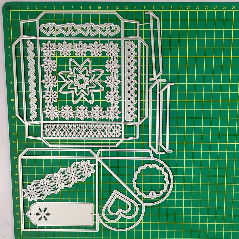 Metal Cutting Dies 3D Box With Multiple Layers