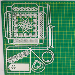 Metal Cutting Dies 3D Box With Multiple Layers
