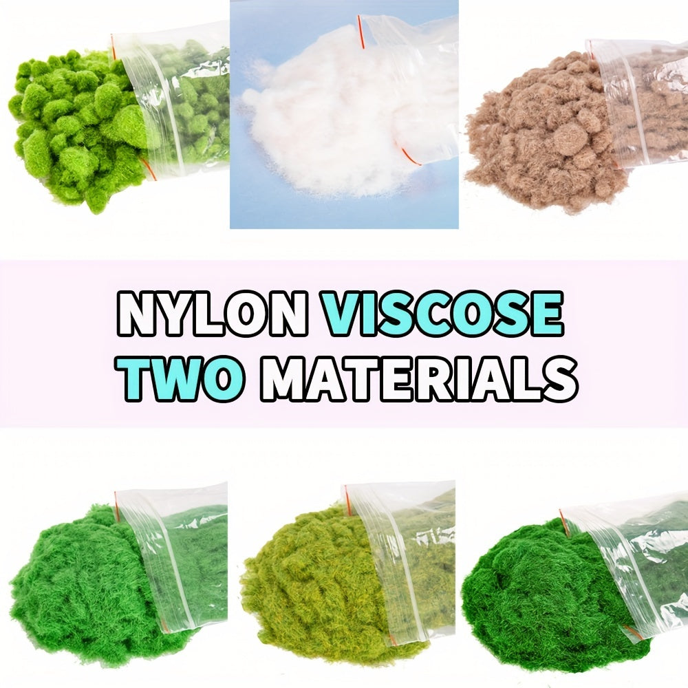 10G Sand Table Building Model Viscose Grass Powder 3MM Static Turf Flock Lawn