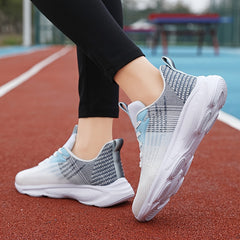 Women's Gradient Soft Running Shoes Non Slip Outdoor Sneakers