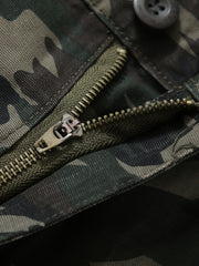 Cotton Camo Cargo Pants Men's Joggers Spring Fall